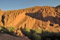 Strange rock formations in Dades Gorge, Morocco