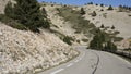 Strange rocky landscape Mont Ventoux Royalty Free Stock Photo