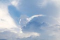 Strange sky and light over spectrum, sky cloud background Royalty Free Stock Photo