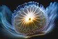 Strange weird alien like creatures, fish and anemone anemones plants found in the deep sea ocean seabed water marine life