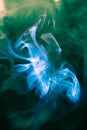 Strangely shaped puff of smoke Royalty Free Stock Photo