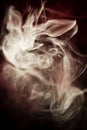 Strangely shaped puff of smoke Royalty Free Stock Photo