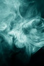 Strangely shaped puff of smoke Royalty Free Stock Photo