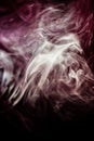 Strangely shaped puff of smoke Royalty Free Stock Photo