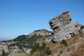 Tears stone in ceahlau mountains,romania