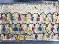 Stranger things cake alphabet Xmas lights