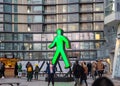 Strangers in the Light by Victor Engbers and Ina Smit at Battersea Power Station light festival