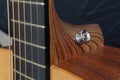 Strap Button Of Acoustic Guitar