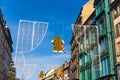 Strasboug December 2015 .Christmas decoration at Strasbourg, Alsace