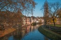 Strasbourg, Alsace, France - Traditional half timbered houses of Petite France Royalty Free Stock Photo