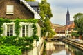 Strasbourg, Alsace, France. Traditional half timbered houses of Petite France. Royalty Free Stock Photo