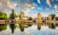 Strasbourg, Alsace, France. Traditional half timbered houses of Petite France. Royalty Free Stock Photo