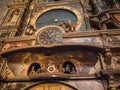 Astronomical clock chariot of Mars at the Strasburg Cathedral, France. Royalty Free Stock Photo