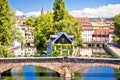 Strasbourg Barrage Vauban scenic river and architecture view