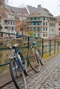 Strasbourg Bikes in Front of River