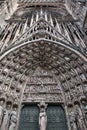 Strasbourg Cathedral - Strasbourg - Alsace - France Royalty Free Stock Photo