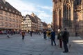 Strasbourg downtown street view