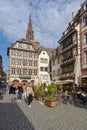 Strasbourg downtown street view