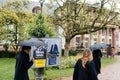 Election day in France posters people are called to choose the president Royalty Free Stock Photo