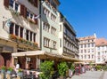 STRASBOURG, FRANCE - August 23 : Street view of Traditional hous