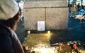 Mourning in Strasbourg people paying tribute to victims of Terro