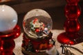 STRASBOURG, FRANCE - December 2016 - Christmas Snow globe in gift shop