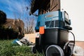 Low angle view of Bosch GAS 35 M AFC Professional Wet and Dry Vacuum Cleaner