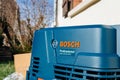 Side view of Bosch Logotype on the GAS 35 M AFC Professional Wet and Dry Vacuum