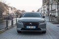 Front view of grey citroen DS4 e-tense parked in the street