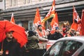 Protest against Macron French government string of reforms peopl