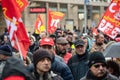 Protest against Macron French government string of reforms