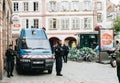 Vigipirates police officers surveillance of city center France