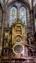 Astronomical clock in Notre-Dame cathedral in Strasbourg, France