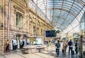 Concourse of the SNCF train station in Strasbourg, France