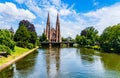 St. Paul's Church in Strasbourg, Alsace, France Royalty Free Stock Photo