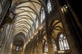 Strasbourg - The gothic cathedral, interior Royalty Free Stock Photo