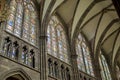 Strasbourg - The gothic cathedral, interior Royalty Free Stock Photo