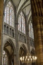 Strasbourg - The gothic cathedral, interior Royalty Free Stock Photo