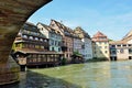 Strasbourg, France historic city scape building on a river Royalty Free Stock Photo