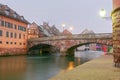 Strasbourg. Quay St. Thomas. Royalty Free Stock Photo