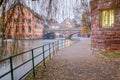 Strasbourg. Quay St. Thomas. Royalty Free Stock Photo