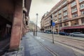 Strasbourg street on a Cloudy day