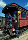 Strasburg, PA: Passengers Boarding Vintage Train