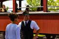 Strasburg Rail Road train conductor