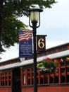 Historic 1832 Strasburg train station in Pennsylvania Royalty Free Stock Photo