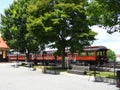 Strasburg railroad train station historic grounds Royalty Free Stock Photo