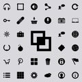 strata icon. Detailed set of minimalistic icons. Premium graphic design. One of the collection icons for websites, web design, mob