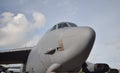 Strategic bomber nose view