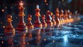 Strategic movement of algorithmic pawns on a quantum-powered chessboard. Concept Quantum Computing,