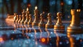 Strategic Movement of Algorithmic Pawns on a Quantum-Powered Chessboard. Concept Quantum Computing,